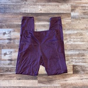 AERIE MAROON LEGGINGS